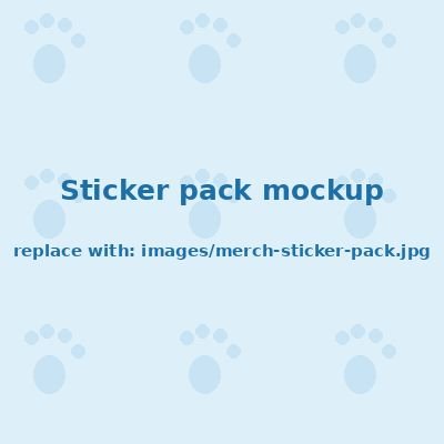 Mockup: cast sticker pack
